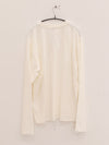 BASERANGE crew neck long sleeve T-shirt France BAS-TOBL-CO-WI24-UNDYED